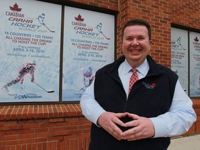 Gordon Orr talks about economic impact of CARHA hockey tournament on Windsor and Essex County Monday April 11, 2016.