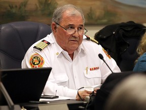 Amherstburg fire Chief Al Reaume speaks to council in this February 2016 file photo.