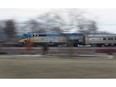 BELLE RIVER, ONTARIO  - MARCH 7, 2016 - A Via Rail passenger train passes Belle River on March 7, 2016.  (JASON KRYK/Windsor Star)