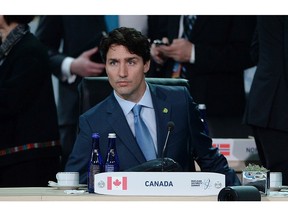 Prime Minister Justin Trudeau takes part in the opening plenary session during the Nuclear Security Summit in Washington, D.C., on Friday, April 1, 2016.