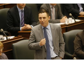 Ontario Conservative leader Patrick Brown in the legislature at Queens Park  in Toronto, Ont. on Tuesday April 12, 2016. Stan Behal/Toronto Sun/Postmedia Network