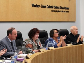 The Windsor-Essex Catholic District School Board trustees have voted to close St. Bernard in Amherstburg and St. John Catholic Elementary School in Windsor.