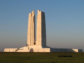 The Canadian National Vimy Memorial in northern France, shown here in 2016, was visited by 25,000 Canadians last year, the centennial of the Battle of Vimy Ridge.