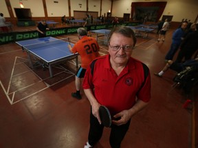 Miro Tot president and founder of the Windsor Table Tennis Club is photographed at the Teutonia Club in Windsor on Thursday, March 31, 2016.