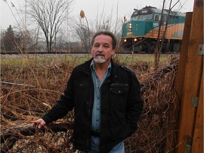Joe Kelly of St. Louis Avenue wants a security fence to be built adjacent to CN rail tracks which are frequently used by VIA Rail trains heading to and from Windsor.