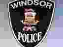 Windsor Police Service logo at headquarters.
