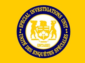 The logo of Ontario's Special Investigations Unit. The SIU is an arm's-length civilian agency tasked with investigating police when officers are involved in an incident resulting in death, serious injury or allegations of sexual assault.