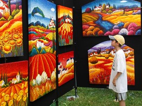 A scene at the 2008 edition of Windsor's Art in the Park.