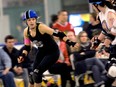 Border City Brawlers member Holly Hox shows her moves at Adie Knox Arena in this 2014 file photo.