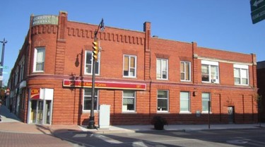 The Conklin Building (1901) at the corner of Main Street and Division Street South is home to the Kingsville branch of the CIBC.