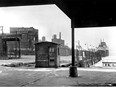 Windsor's downtown riverfront at Ferry Street, circa 1953.