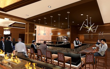 Up Front at Nero's Steakhouse in Caesars Windsor is pictured in this artist's rendering.