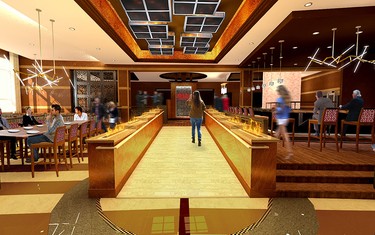 Up Front at Nero's Steakhouse in Caesars Windsor is pictured in this artist's rendering.