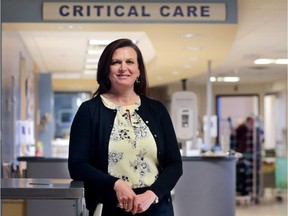 Janice Dawson, vice-president of critical care and cardiology at Windsor Regional Hospital Met campus, is shown in the ICU unit on May 10, 2016, in Windsor, Ont.
