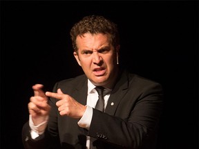 Rick Mercer performing in St. Catharines on May 12, 2016.