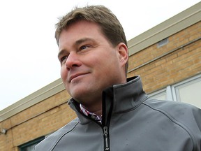 Tecumseh Ward 2 Councillor Michael Rohrer stands outside St. Gregory Catholic Elementary School in April 2014.