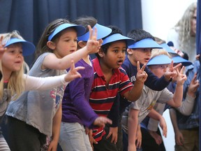 Students from Prince Edward Public School in Windsor, Ontario take part in Music Monday celebration on May 2, 2016.   Prince Edward Public School hosted  a Massive Music celebration with students performing  in concert  along with Walkerville Collegiate Institute band.  The GECDSB is proud to be among the schools, community groups, musicians and artists across Canada that are united by one piece of music on this magical day.  Established by the Coalition for Music Education, Music Monday is the world's largest single event dedicated to raising awareness for music education.