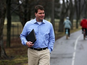 Tecumseh Ward 2 Councillor Michael Rohrer strolls the St. Clair Beach community in March 2016.