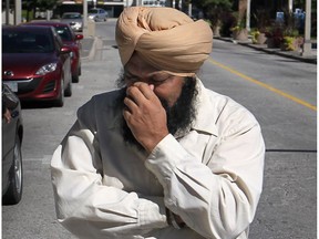 Baldev Singh, 44, walks out of Superior Court in 2014 after being found guilty on drug smuggling charges. This week, he was sentenced in absentia to 12 years in prison.