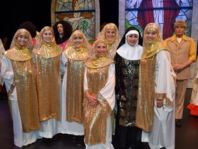 The fabulous nuns of Windsor Light Music Theatre's production of Sister Act.
