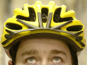 It's a good habit to always check your bike helmet for cracks. If you find any, throw the helmet out and buy another new one.