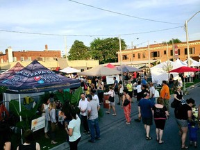 A view of the Walkerville Night Market in 2015.