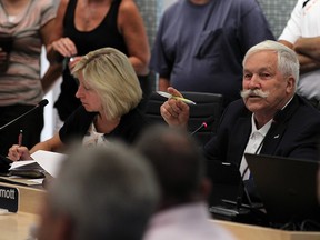 Mayor Ron McDermott speaks during an Essex council meeting on Tuesday, September 8, 2015.