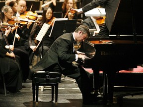 Pianist Joel Hastings  performs with the Windsor Symphony Orchestra at the Cleary International Centre back in October 2005.
