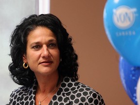 In this photo from August 2010, chief nursing officer Dr. Vanessa Burkoski speaks during the grand opening ceremony for the VON Nurse Practitioner-Led Clinic in Lakeshore, Ont.