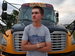 Ryan Ouellette is photographed in Windsor on Thursday, June 9, 2016. His parents are upset by the cost of busing they will now have to pay as Ryan transitions from elementary school to high school.