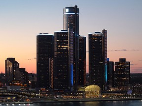 The Detroit skyline is pictured in this 2012 file photo.