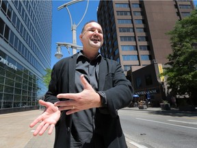 Architect John Hrovat is shown on Pitt Street West in downtown Windsor on June 24, 2016.