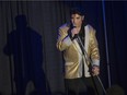 Norm Ackland Jr. performs as Elvis at the 10th Windsor King Fest, an Elvis tribute artist competition at The Riviera, Saturday, June 18, 2016.