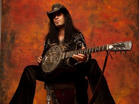 Florida-born blues-rock guitarist Eric Sardinas in a promotional image.