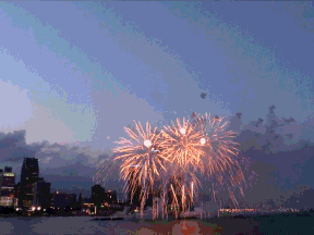 A snippet of the 2015 Ford Fireworks show.
