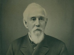 An historical portrait of Hiram Walker.