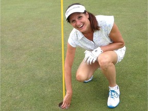 Tina Boomer used a four-iron to ace the 106-yard eighth hole at Fox Glen.
