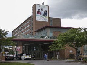 The exterior of Windsor Regional Hospital — Ouellette campus, is pictured on July 14, 2015.
