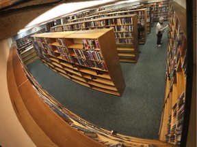 In this Dec. 10, 2012 file photo, books are on display at the Essex County Library's Leamington branch.