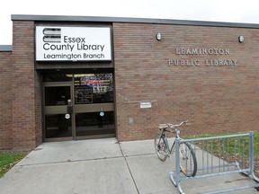 The exterior of the Leamington library is pictured in this 2012 file photo.
