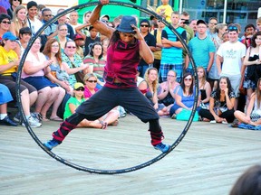 Pancho Libre, one of the buskers set to perform at the Bourbon Street Experience.