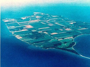 Pelee Island is seen from the air in this 2005 photo.