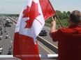 Heroes Highway Ride as it left Trenton and rolled into Port Hope, Ont. on Saturday June 4, 2016.