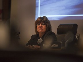 Connie Buckler, chairperson of the board, attends the Greater Essex County District School Board meeting at the Board of Education, Tuesday, May 17, 2017.