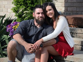 Jessyca Sylvestre and Jason Danyluk have entered an online contest to win a honeymoon in the Bahamas Thursday May 26, 2016.