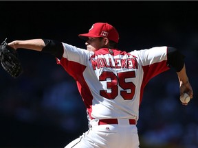 The Detroit Tigers sent Regina pitcher Dustin Molleken back to their AAA farm club in Toledo  Wednesday night.