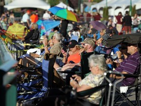 WINDSOR, ON. JUNE 27, 2016. --  The crowds flock to the riverfront to stake their claim on a spot before the start of the annual fireworks in Windsor on Monday, June 27, 2016.                (TYLER BROWNBRIDGE / WINDSOR STAR)