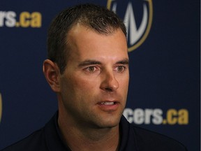 Andy Hahn was announced as the University of Windsor Lancers' new head coach of track and field at a news conference at the St. Denis Centre in Windsor on May 26, 2016.