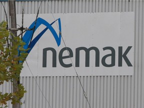 A Nemak sign is displayed at the west Windsor plant on Sept. 27, 2010.