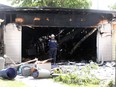 An investigator with the Ontario Fire Marshall's office was on the scene of the fatal fire on Ford Boulevard in Windsor on June 22, 2016.